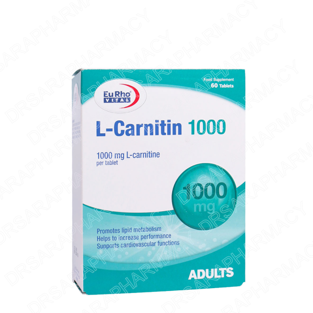 ال کارنیتین 1000 میلی گرمی یوروویتال