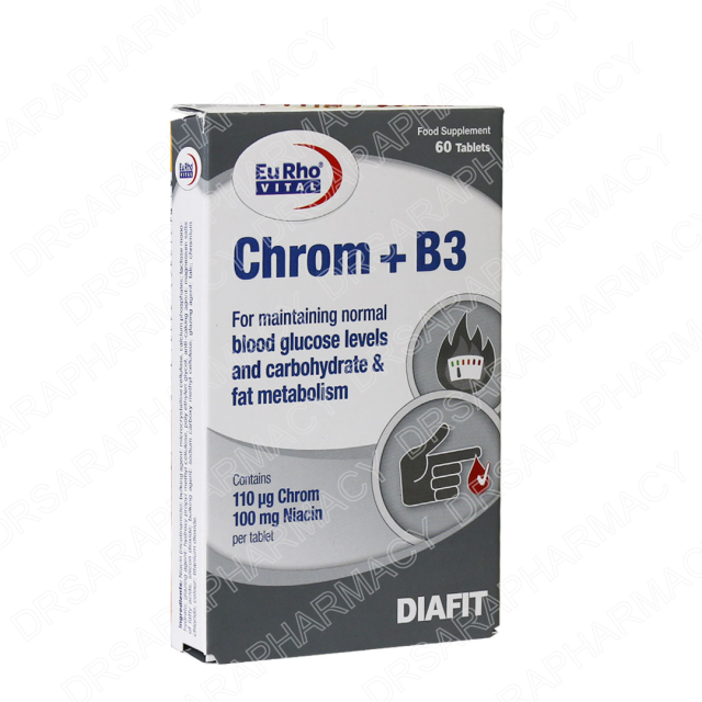 قرص کروم و ویتامین B3 یوروویتال