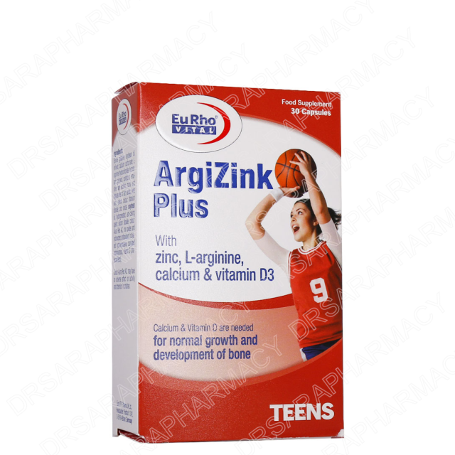 کپسول آرژی زینک پلاس یوروویتال 60 عددی