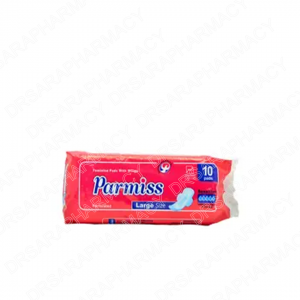 نوار بهداشتی بالداربزرگ با لایه مشبک پرمیس (مناسب پوست های حساس)