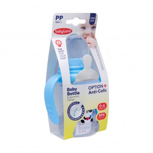 شیشه شیر دسته دار آنتی کولیک بیبی لند کد 249