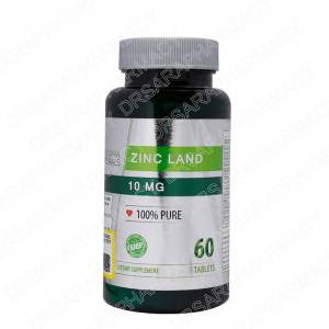 قرص 60 عددی زینک لند 10 میلی گرم نوفرما نچرالز