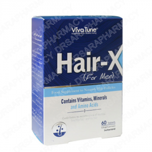قرص (Hair X) هیر ایکس مناسب آقایان بسته 60 عدد ویواتیون
