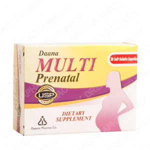 کپسول سافت ژل مولتی پریناتال دانا 30 عددی