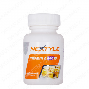 سافت ژل ویتامین E 400 واحد نکستایل 60 عددی