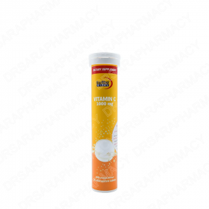 قرص جوشان ویتامین سی 1000 با طعم پرتقال یوروویتال