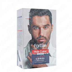 شامپو رنگ موی مردانه مشکی تیره فاربن