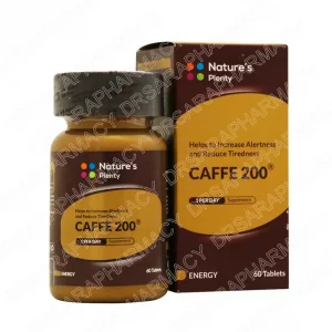 قرص کافی 200 میلی گرم نیچرز پلنتی 60 عددی