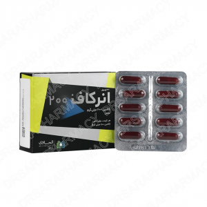 کپسول کافئین انرکاف 200 میلی گرم الحاوی 30 عددی