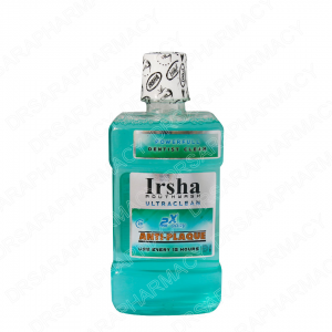 دهانشویه پاک کننده پلاک و جرم دندان ایرشا 250 میلی لیتری