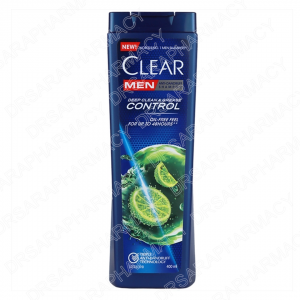 شامپو ضد شوره موی چرب آقایان کلیر 400 میلی لیتری