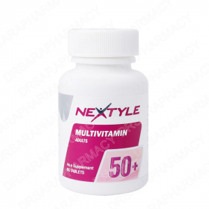 قرص مولتی ویتامین پلاس 50 سال به بالای نکستایل 60 عددی
