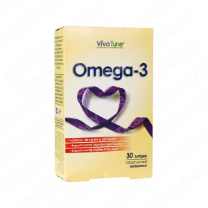 کپسول نرم ژلاتینی امگا 3 ویواتیون 30 عددی