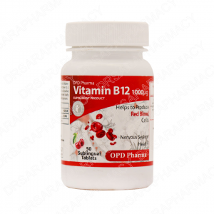 قرص ویتامین B12 1000 میکروگرم زیرزبانی  او پی دی فارما 50 عددی