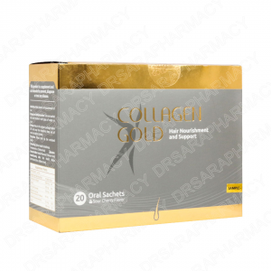 ساشه کلاژن گلد مو و ناخن آدریان 20 عددی