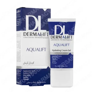 ژل آبرسان آکوالیفت درمالیفت 50 میلی لیتری پوست خشک و حساس