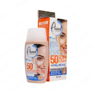 کرم ضد آفتاب SPF50 پیکسل بی رنگ پوست چرب