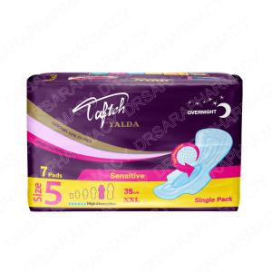 نوار بهداشتی بالدار یلدا ویژه شب تافته سایز بسیار بزرگ 7 عددی