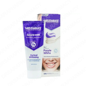 خمیر سفیدکننده و ضد زردی دندان بنفش میسویک Purple White