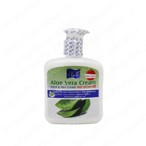 کرم پمپی مرطوب‌کننده دست و صورت جی مدل Aloe Vera حجم ۴۵۰ میلی‌لیتر