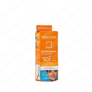 ضد آفتاب فاقد چربی SPF50+ درماتیپیک 50 میلی لیتری