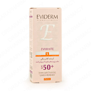 کرم ضد آفتاب رنگی اوی وایت اویدرم با خاصیت ضد لک SPF 50+