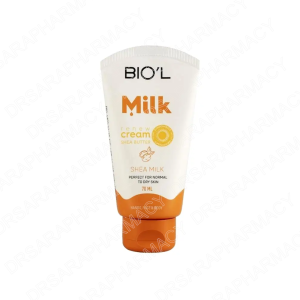 کرم ژل آبرسان تیوبی بیول مدل Milk & Shea حجم 70 میلی‌لیتر