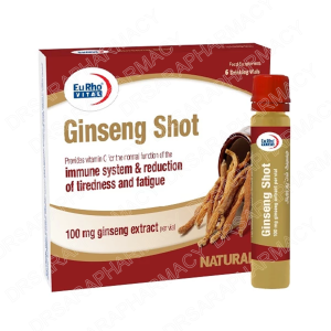 ویال خوراکی جینسینگ شات یوروویتال 6 عددی - Ginseng Shot