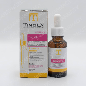 سرم ویتامین C تینولا مناسب برای صورت و گردن 30 میلی لیتر