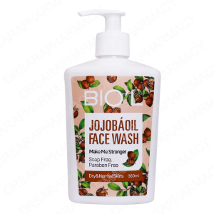 کرم ژل شستشوی صورت بیول مدل Jojoba Oil مناسب پوست‌ خشک و نرمال