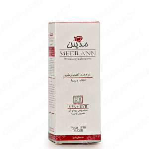 کرم ضدافتاب مدیلن فاقد چربی و رنگی