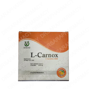 ویال ال کارنوکس 10 عددی ال کارنیتین 2000 میلی گرم اوکسین دارو