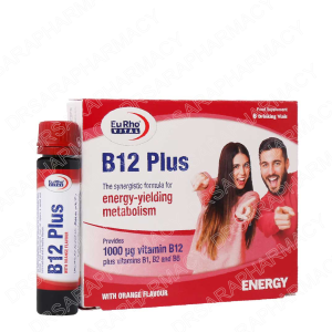 ویال خوراکی ویتامین B12 پلاس یوروویتال