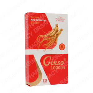 قرص جینسو ۱۰۰۰ میلی گرم ویت اسکای