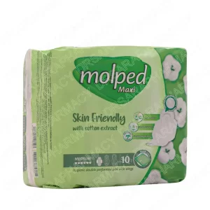 نوار بهداشتی بالدار نیمه ضخیم مشبک مولپد مدل Maxi سایز بزرگ 9 عددی