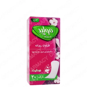 نوار بهداشتی مراقبت روزانه مولپد 20 عددی