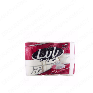 دستمال لوله ای بسیار نرم 4 لایه پاپیا