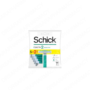 تیغ اصلاح 2 لبه شیک Exacta 2 Sensitive بسته 7 عدد