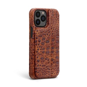 کیف چرمی موبایل اپل iPhone 13 Pro Max مدل Croco کد LMB-AC1