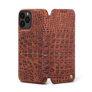کیف چرمی موبایل اپل iPhone 12 Pro مدل Croco کد LMB-AC1