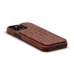 کیف چرمی موبایل اپل iPhone 14 Pro Max مدل Croco کد LMB-AC1