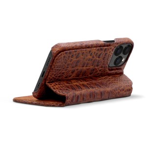 کیف چرمی موبایل اپل iPhone 14 Pro Max مدل Croco کد LMB-AC1