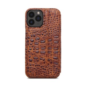 کیف چرمی موبایل اپل iPhone 14 Pro Max مدل Croco کد LMB-AC1