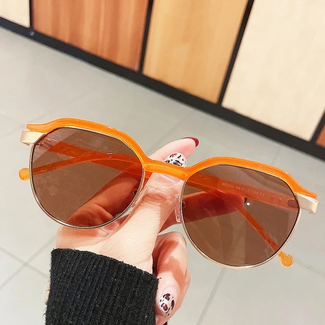 عینک آفتابی مدل 86302-Orng-Brn