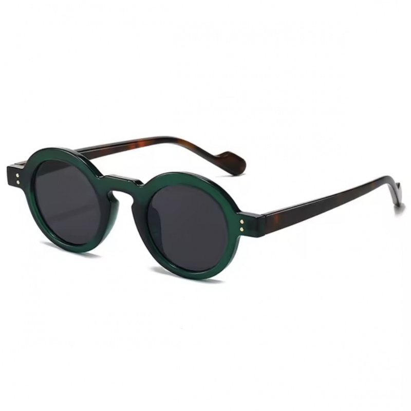 عینک آفتابی  Clc-2368-C8-Grn-Leo عینک آفتابی زنانه, عینک  آفتابی مردانه, عینک پلنگی گرد