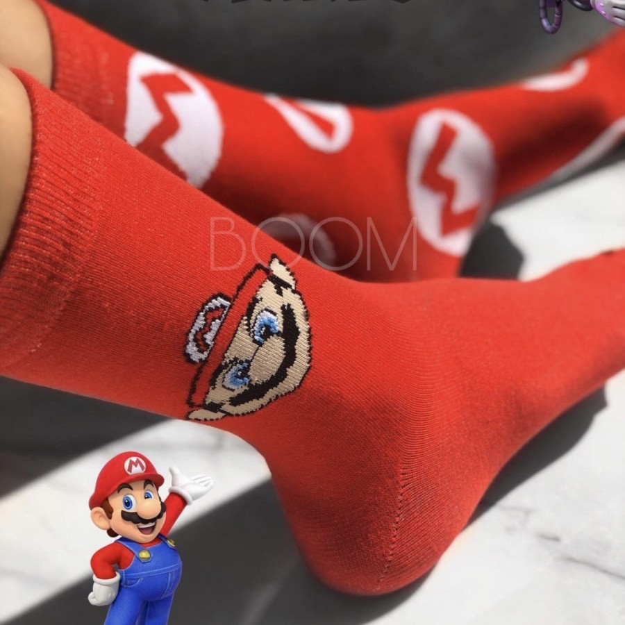 جوراب ساق‌دار سوپرماریو تا‌به‌تا Mario