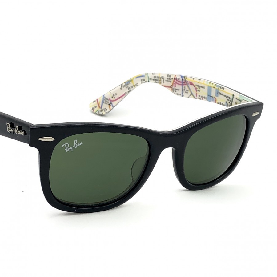 عینک آفتابی ویفرر ری‌بن پلاریزه طرح نقشه نیویورک Rb-Map