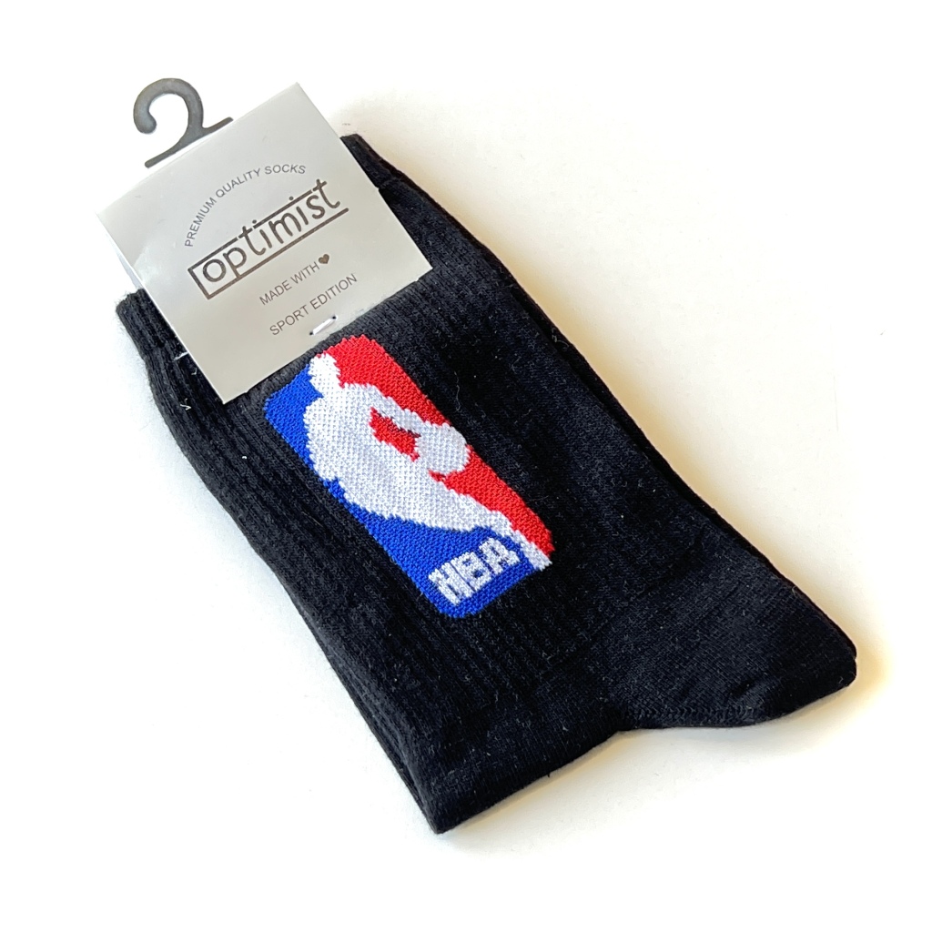 جوراب‌ ساق‌دار مشکی طرح NBA