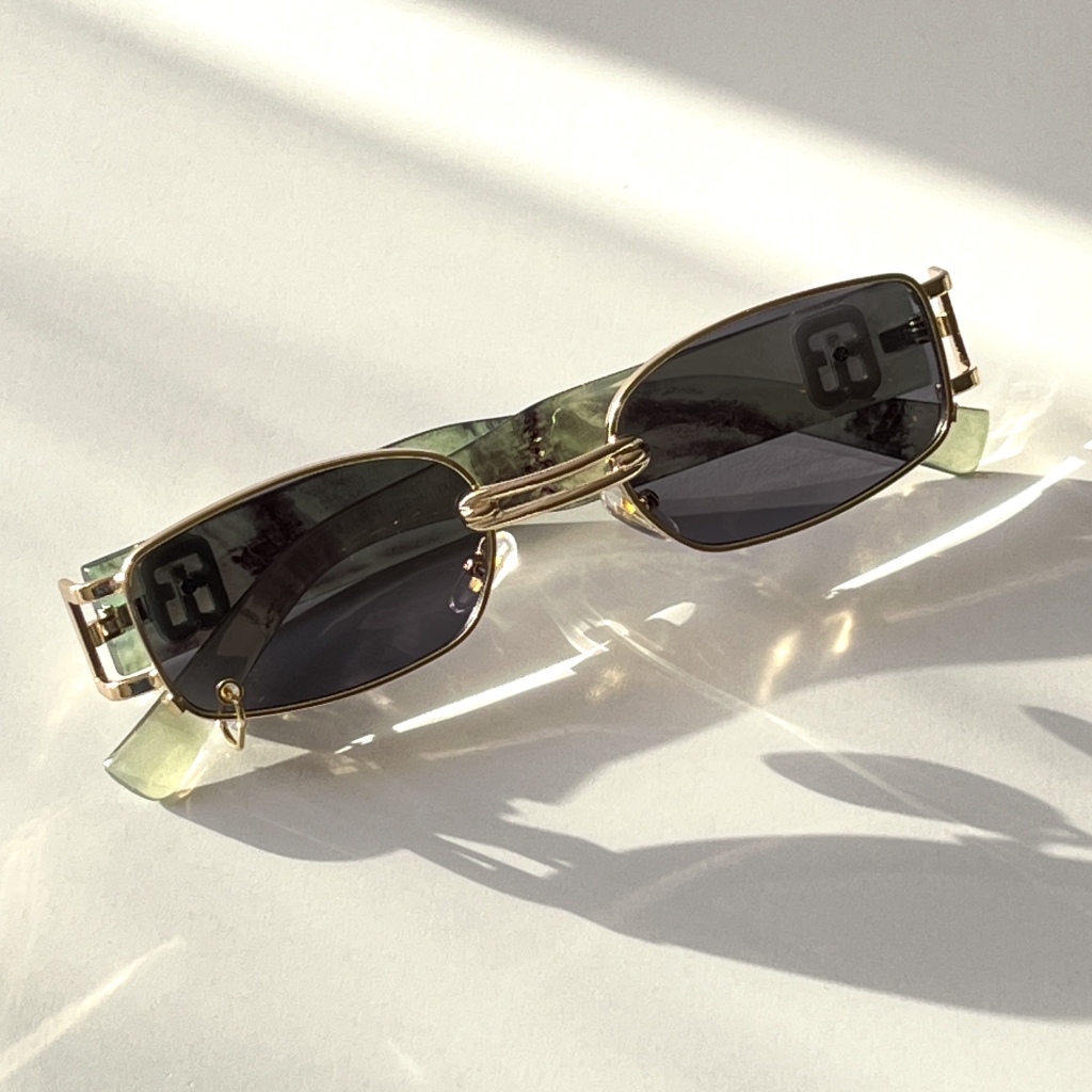 عینک آفتابی با دسته سبز رنگ مدل Gw-8032-Grn