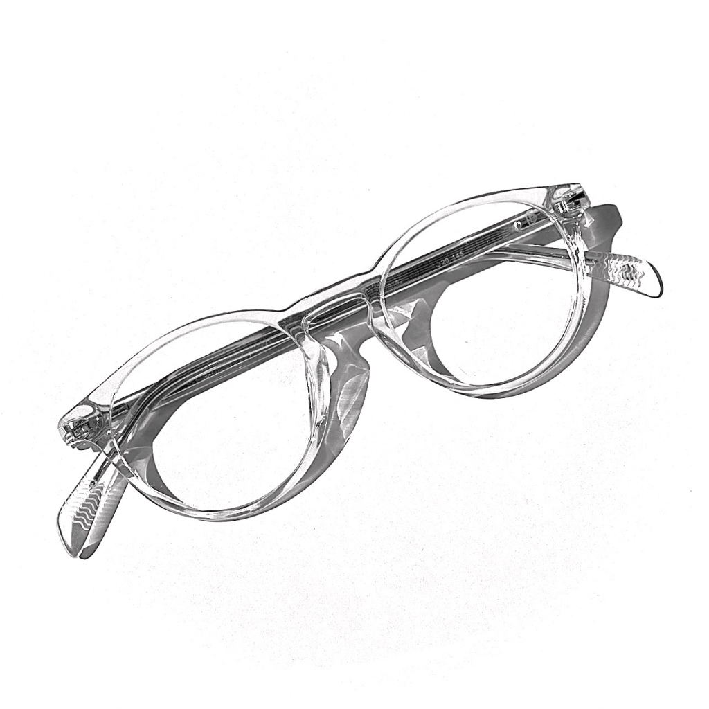 فریم عینک طبی شفاف بی‌رنگ برند دیوید بکهام مدل Db-1026-Tra